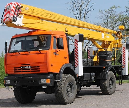 Аренда автовышки в Ишиме и  Тюменской области
